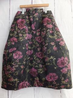 COMME des GARÇONS 花柄ロングスカート COMME des GARCONS コムデギャルソン 花柄ボリュームスカート 買取専門