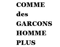 COMME des GARCONS HOMME PLUS