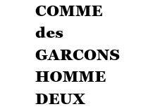 COMME des GARCONS HOMME DEUX